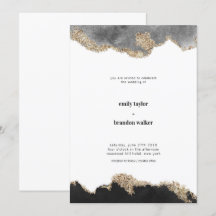 Faire-part de mariage aquarelle