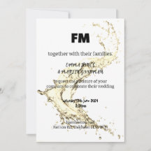 Faire-part de mariage aquarelle