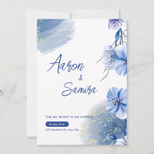 faire-part de mariage aquarelle