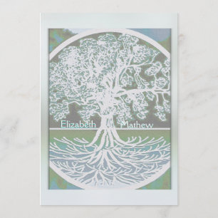 Faire-part de mariage  Arbre de vie