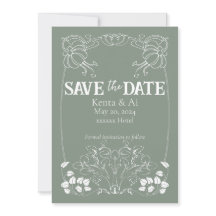 Faire-part de mariage Art nouveau