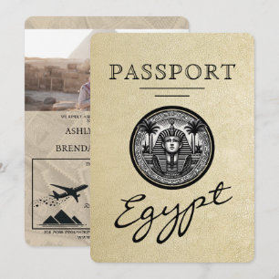 Faire-part de mariage au champagne Égypte