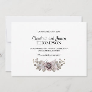 Faire-part de mariage aux feuilles d'eucalyptus Ro