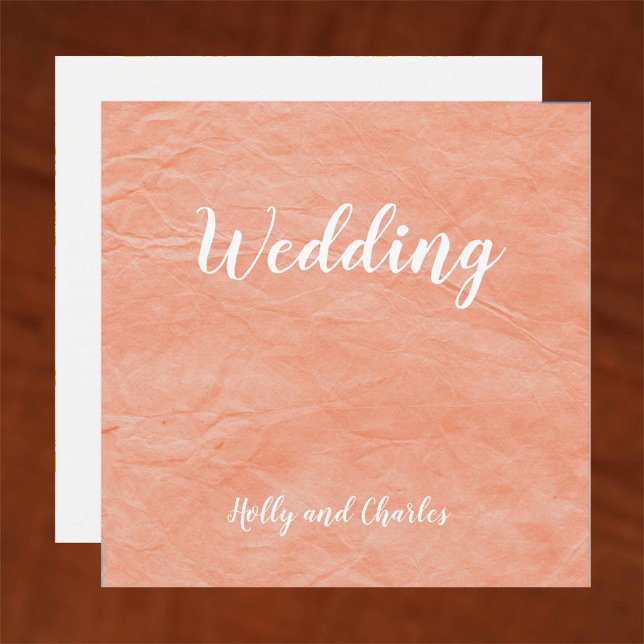 Faire-part de mariage. Beau effet de parchemin. (Créateur téléchargé)