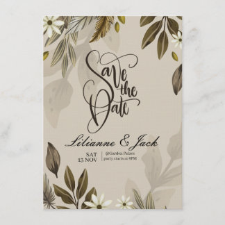 Faire-Part de Mariage Bohème