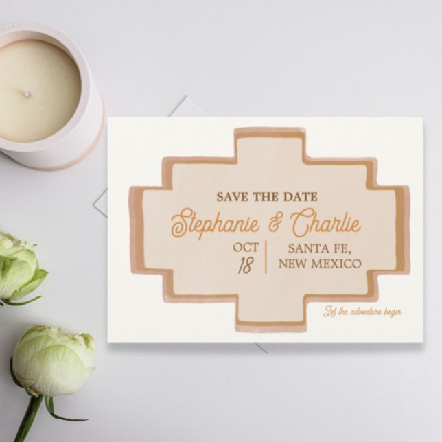 Faire-part de mariage bohème "Save the Date" (Créateur téléchargé)