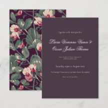 Faire-part de mariage Botanique Morose et Prune Pr