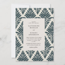 Faire-part de mariage budgétaire vintage de Bohême