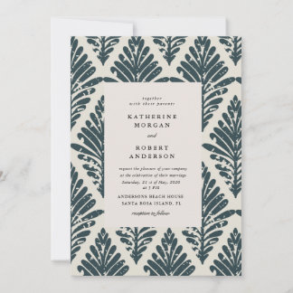 Faire-part de mariage budgétaire vintage de Bohême
