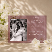 Faire-part de mariage calligraphié classique Bourg