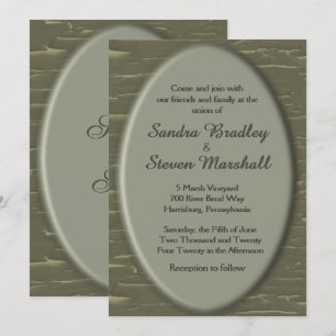 Faire-part de mariage Camo Design