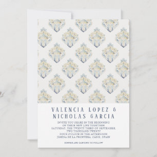 Faire-part de mariage Carrelage Espagnol