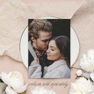 Faire-part de mariage carte photo