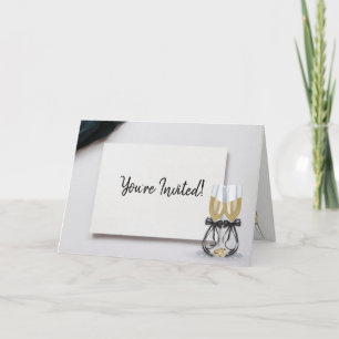 Faire-part de mariage Champagne Anniversaire de ma