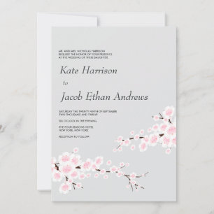 Faire-part de mariage Cherry Blossom