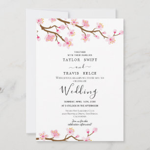 Faire-part de mariage Cherry Blossom