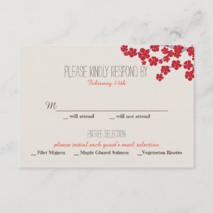 Faire-part de mariage chinois de double bonheur -