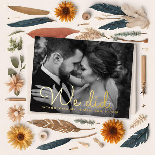 Faire-part de mariage clandestin