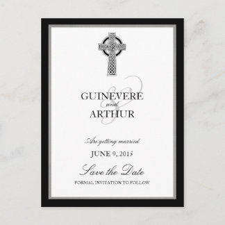 Faire-part de mariage Classique Croix Celtique