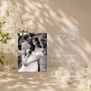 Faire-part de mariage classique ivoire calligraphi