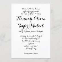 Faire-part de mariage *Classique moderne*