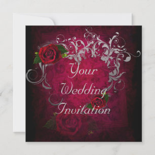 Faire-part de mariage Coeur décoré