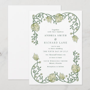 Faire-part de Mariage Conte de Fées de Jardin