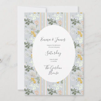 Faire-part de mariage Cottagecore | Floral de fleu