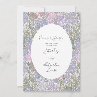Faire-part de mariage Cottagecore | Floral de fleu