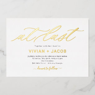 Faire-part de mariage couleur modifiable en feuill