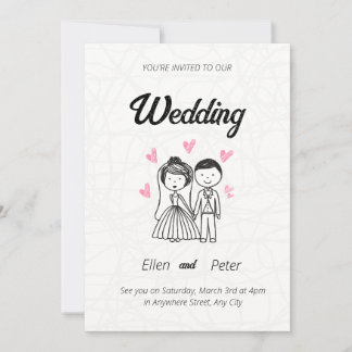 Faire-part de mariage créative