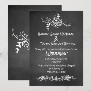 Faire-part de mariage d'apparence vintage de la ca