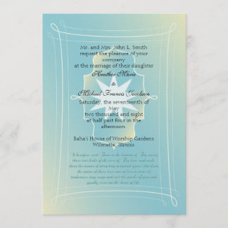 Faire-part de mariage de Baha'i (coutume)
