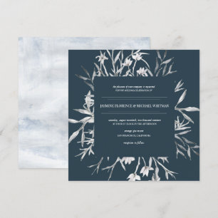 faire-part de mariage de botanique rustique