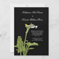 Faire-part de mariage de Calla Lily