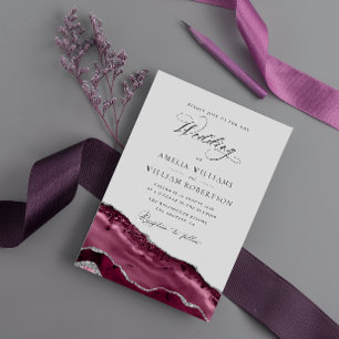 faire-part de mariage de calligraphie bourgeoise e