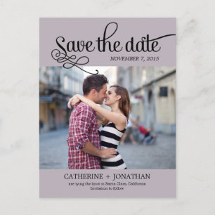 Faire-part de mariage de calligraphie moderne - Pr