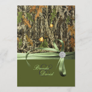 Faire-part de mariage de Camo de chasse