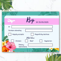 Faire-part de mariage de carte d'embarquement Dest