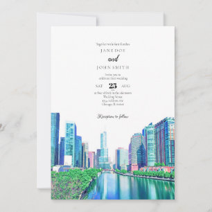 Faire-part de mariage de Chicago