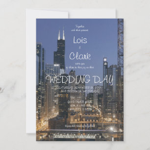 Faire-part de mariage de Chicago