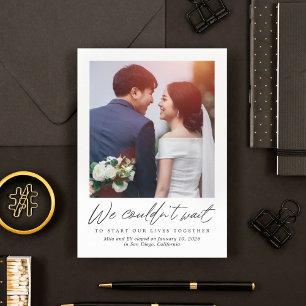 Faire-part de Mariage de couleur modifiable trop e