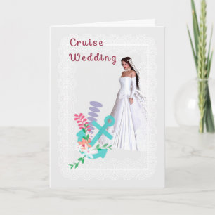 Faire-part de mariage de croisière
