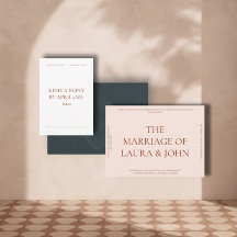 Faire-part de mariage de déclaration en gras