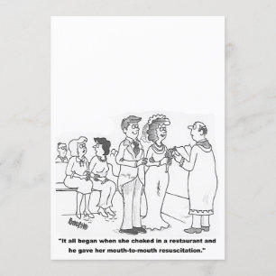 Faire-part de mariage de dessin personnalisable