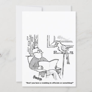 Faire-part de mariage de dessin personnalisé