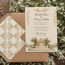 Faire-part de mariage de destination au lac de Côm