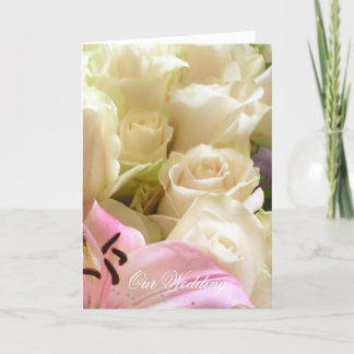 Faire-part de mariage de fleurs