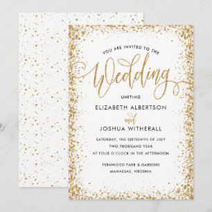 Faire-part de mariage de galerie de la Parties sci