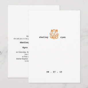 Faire-part de mariage de Ganesha